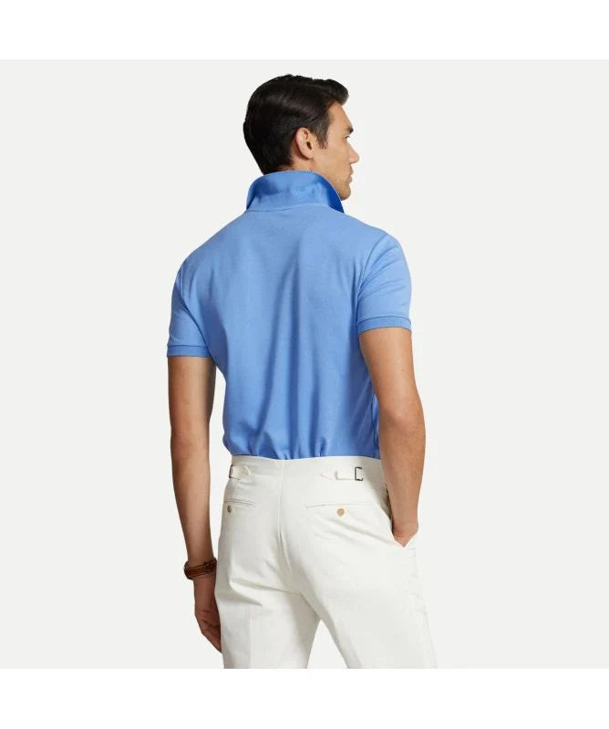POLO DE SOFT COTTON CUSTOM SLIM FIT AZUL