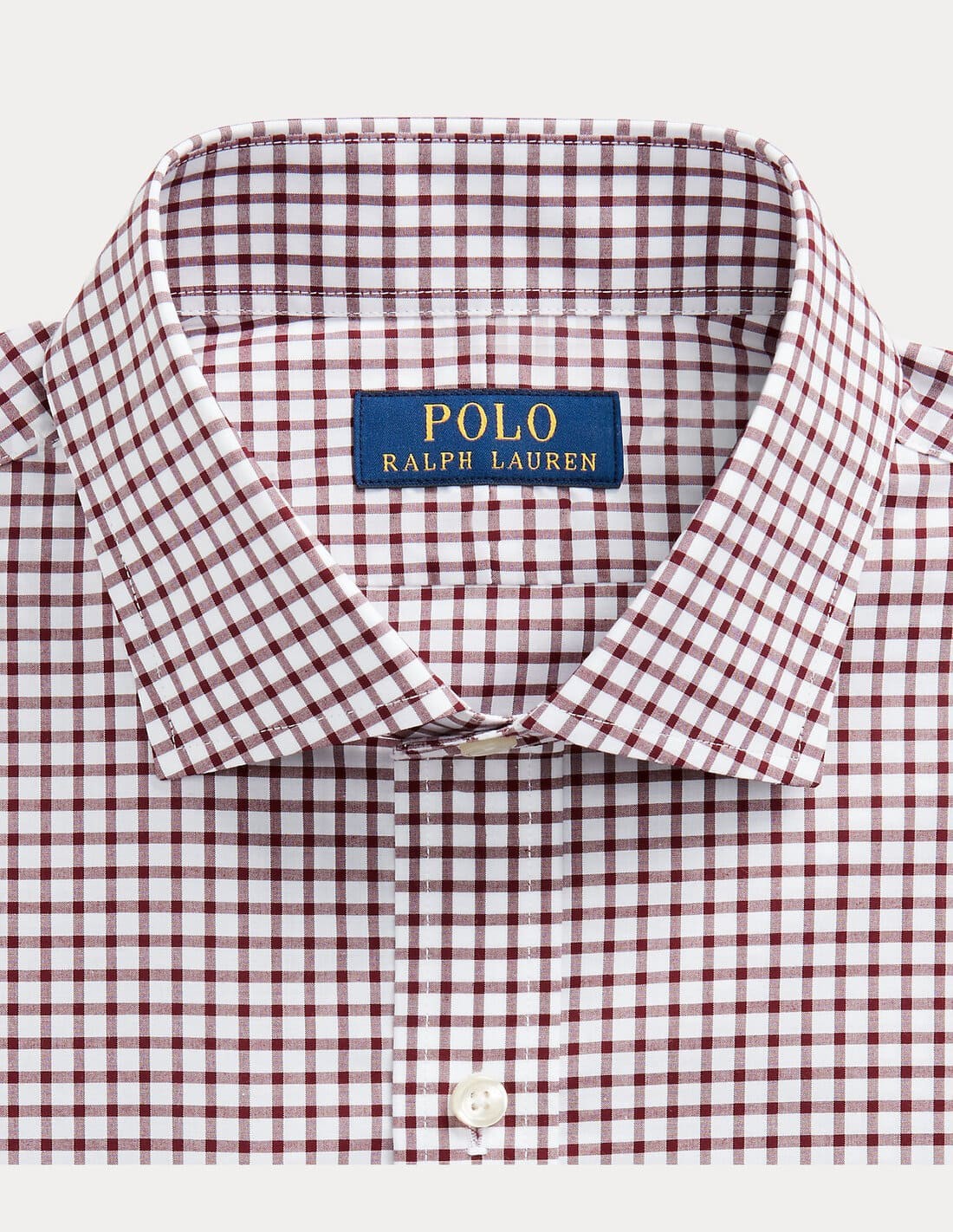 CAMISA EN POPELINA TATTERSALL CUSTOM FIT