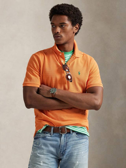 POLO DE PIQUE CUSTOM SLIM KONA ORANGE