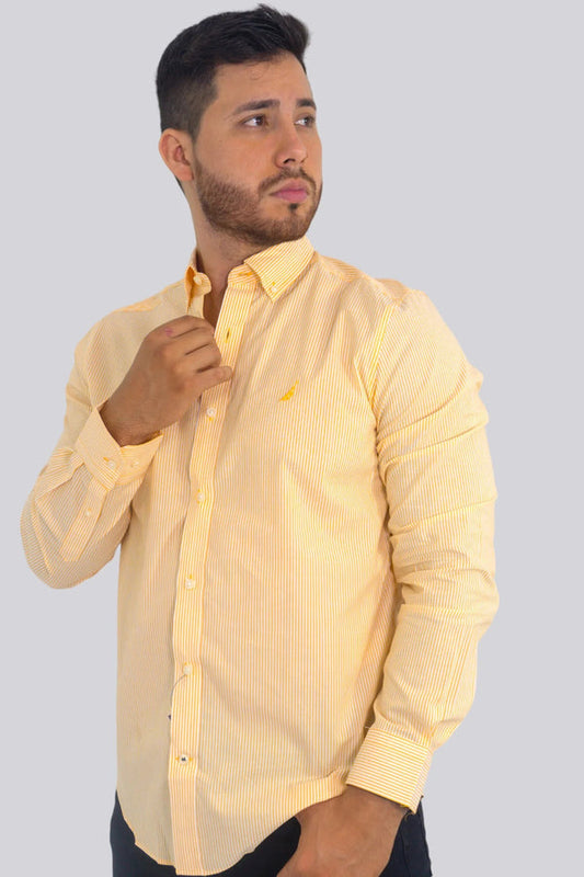 CAMISA NAUTICA EN ALGODON STRETCH