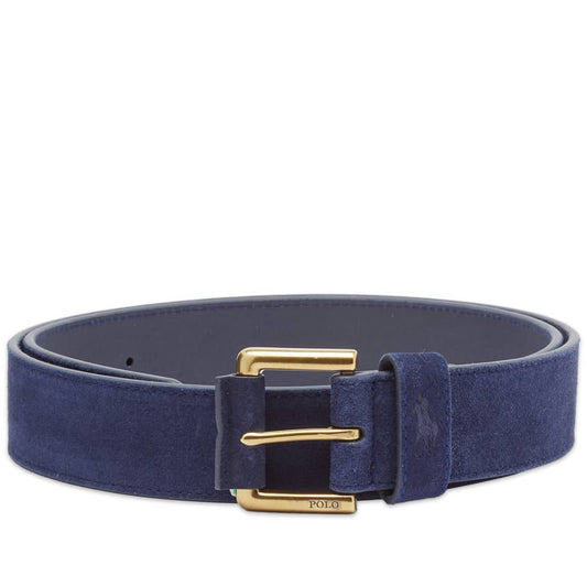 CINTURON EN GAMUZA RALPH LAUREN NAVY