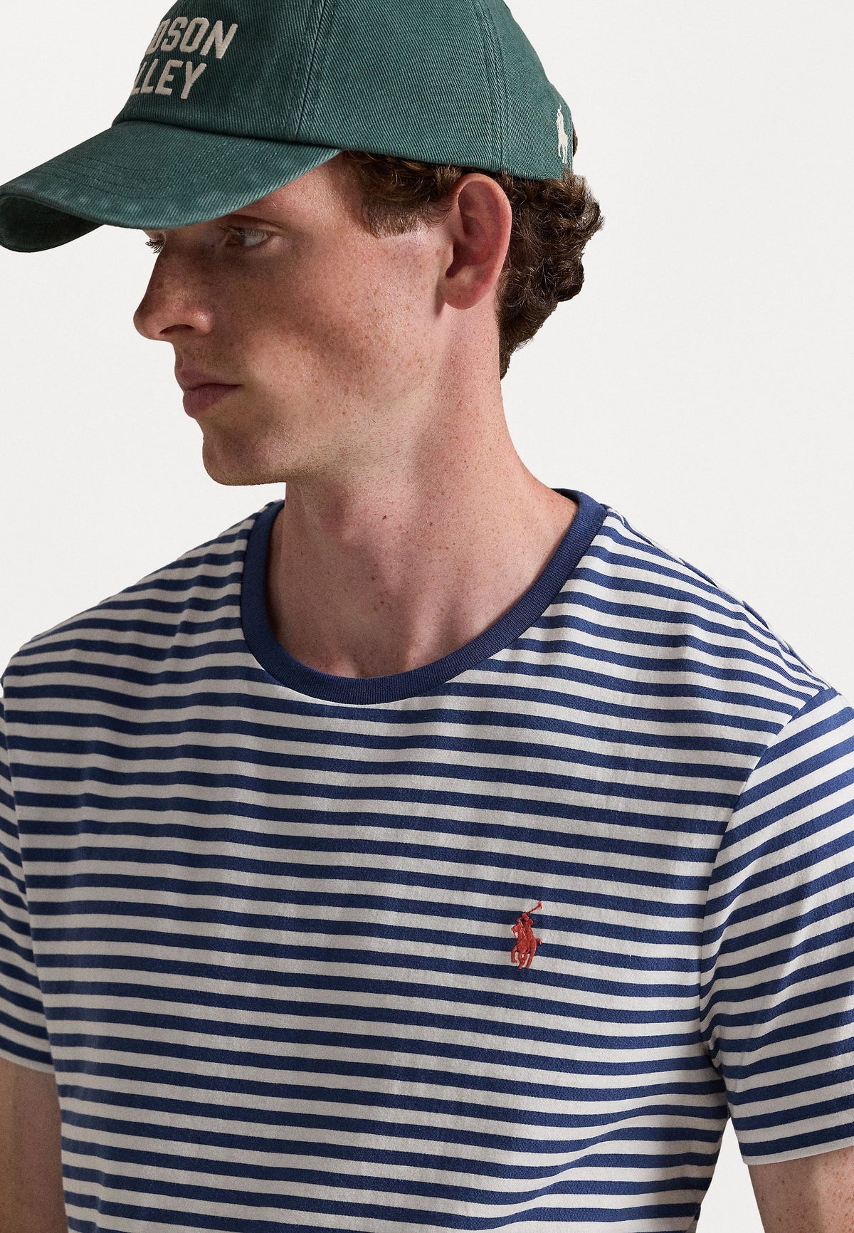 CAMISETA CUSTOM SLIM FIT DE ALGODON DE PUNTO OLD ROYAL STRIPED