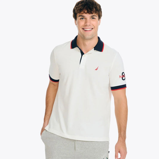 POLO NAUTICA BLANCO