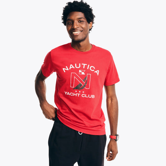 YACHT CLUB GRAPHIC T-SHIRT NAUTICA ROJA