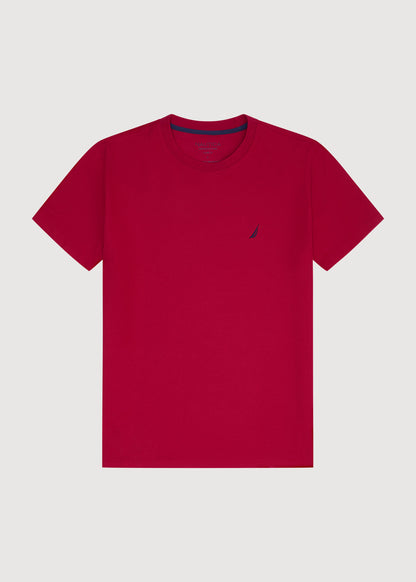 CAMISETA DECK EN ALGODON NAUTICA BIKING RED