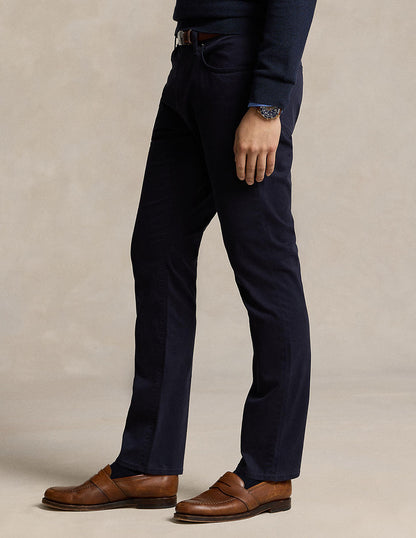 PANTALON DE SATEN ELASTICO VARICK CORTE SLIM NAVY
