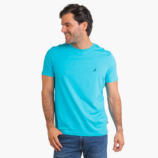 CAMISETA DECK EN ALGODON NAUTICA SCUBA BLUE
