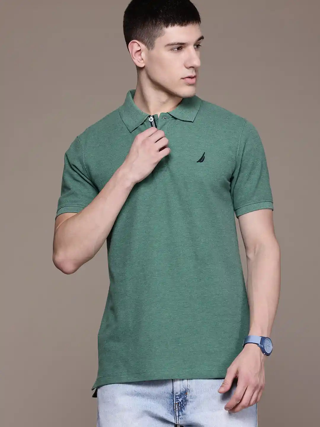 POLO DE PIQUE NAUTICA RUNWAY GREY