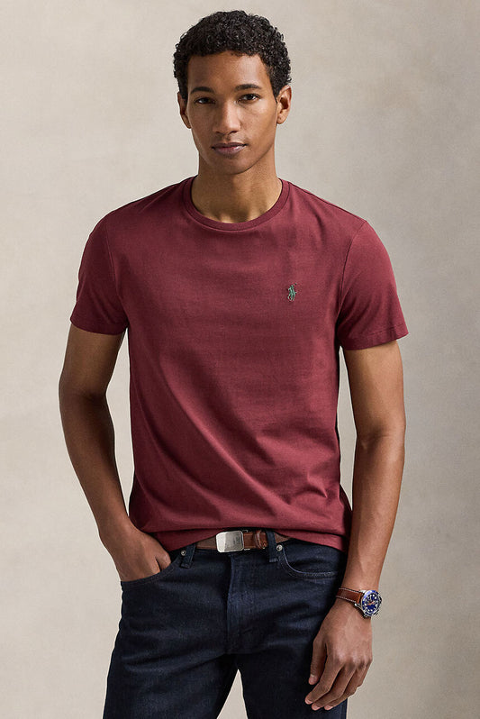 CAMISETA  CUSTOM SLIM FIT RED WINE