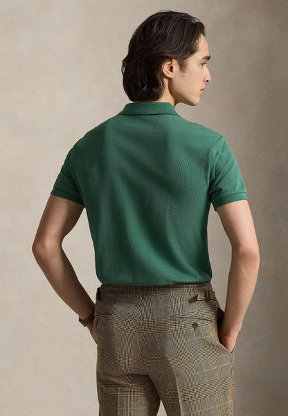 POLO DE PIQUÉ CUSTOM SLIM FIT ANTIQUE GREEN