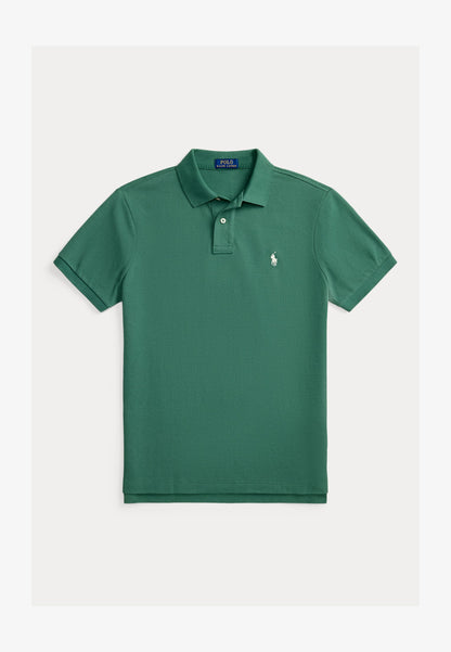 POLO DE PIQUÉ CUSTOM SLIM FIT ANTIQUE GREEN