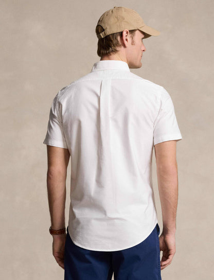 CAMISA CUSTOM FIT OXFORD WHITE M/C