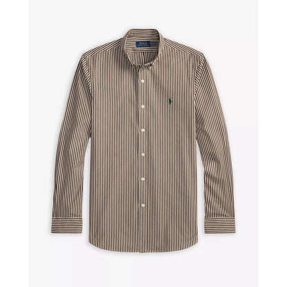 CAMISA CUSTOM FIT DE POPELINA ELASTICA COOPER BROWN
