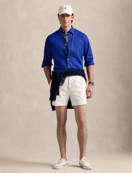 CAMISA CUSTOM FIT DE TWILL HERITAGE ROYAL