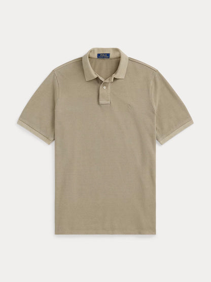 POLO DE PIQUE CUSTOM SLIM FIT OLIVE