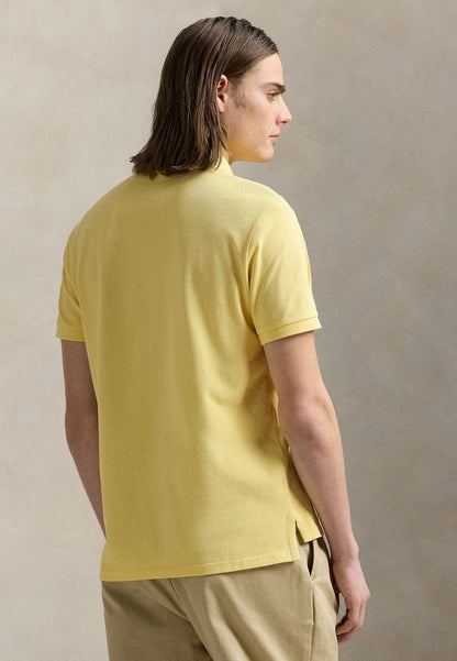 POLO DE PIQUE CUSTOM SLIM COLLEGIATE YELLOW