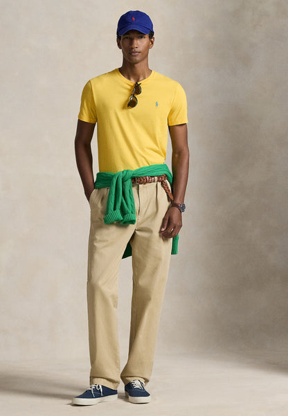 CAMISETA  CUSTOM SLIM FIT ALGODON DE PUNTO SUNFISH YELLOW