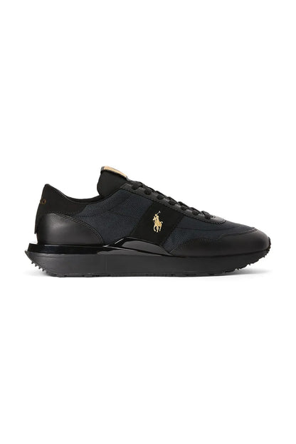TENIS TRAIN 89 RALPH LAUREN BLACK/GOLD PONY