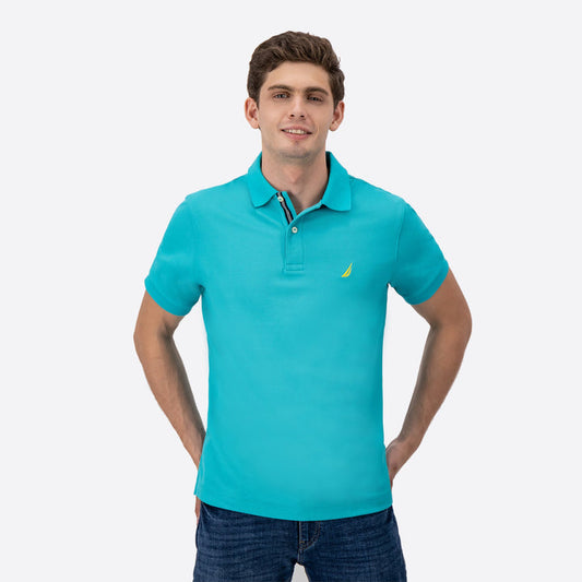 POLO DE PIQUE NAUTICA CLASSIC FIT AQUA LAGO