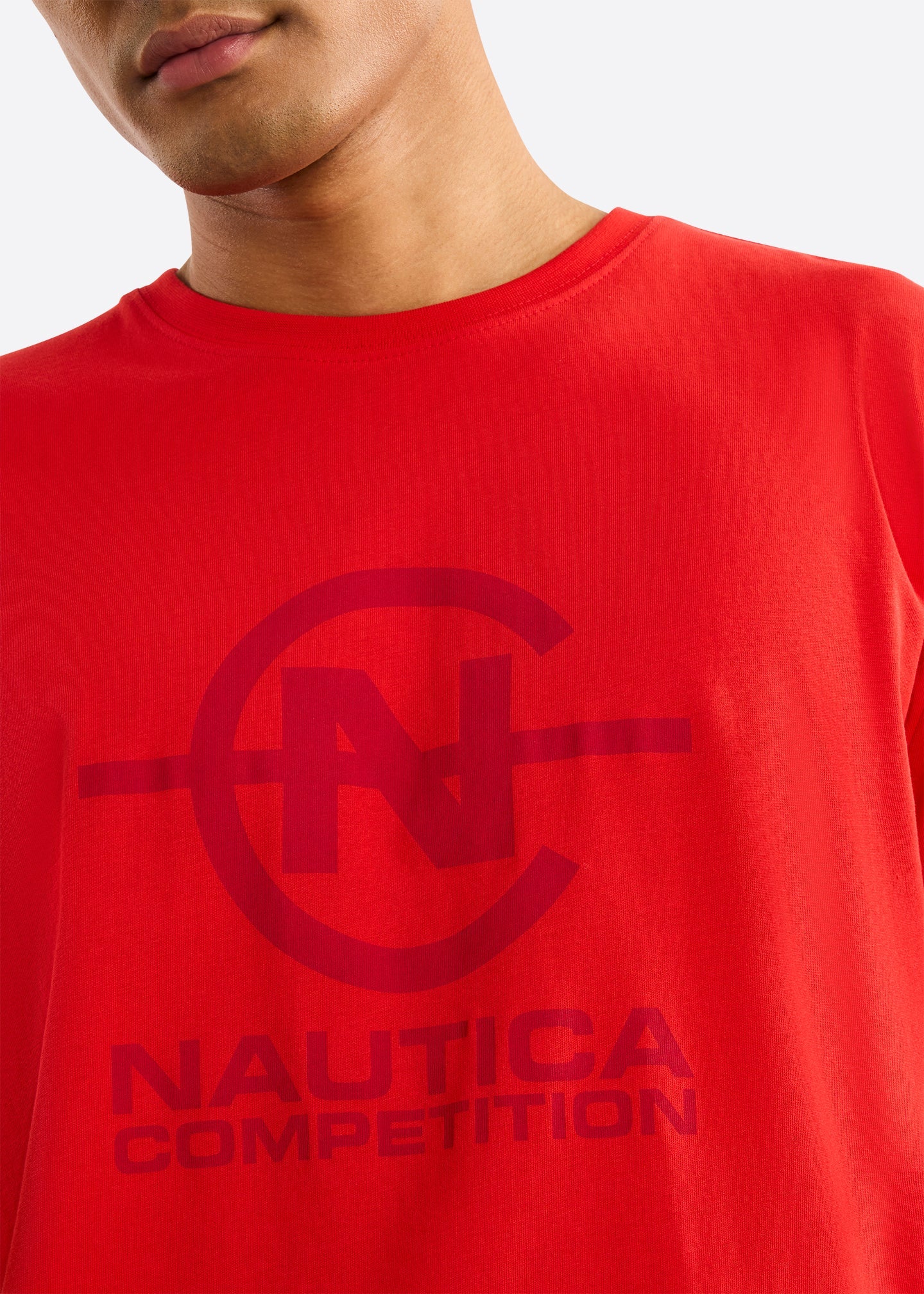 CAMISETA NAUTICA COMPETITION EN ALGODON CON LOGO