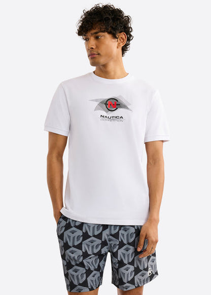 CAMISETA NAUTICA COMPETITION CON LOGO NC ESTAMPADO