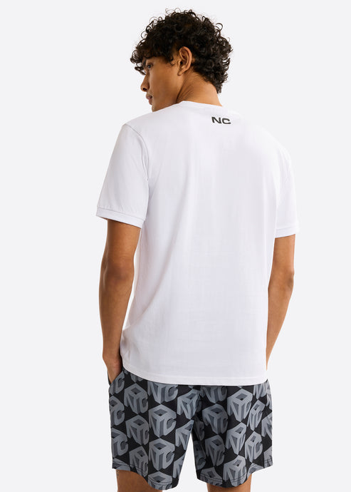 CAMISETA NAUTICA COMPETITION CON LOGO NC ESTAMPADO