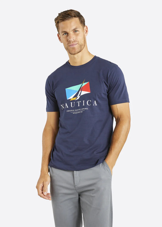 VANCE T-SHIRT NAUTICA AZUL NAVY