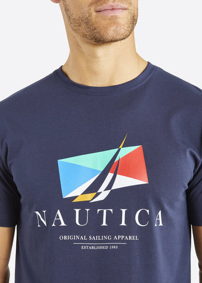 VANCE T-SHIRT NAUTICA AZUL NAVY