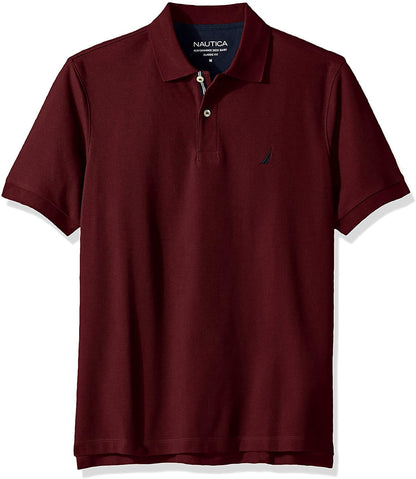 POLO DE PIQUE NAUTICA CLASSIC FIT ROYAL BURGUNDY