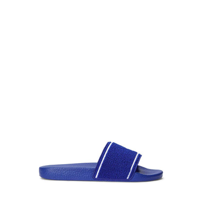 SANDALIAS RALPH LAUREN  POLO SLIDE STRIPE AZUL