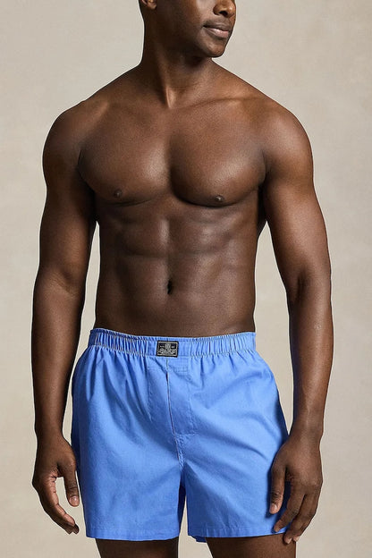 SET DE 3 BOXER EN ALGODON BLUE MULTI