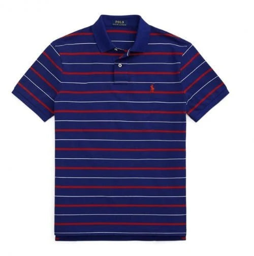 POLO DE PIQUÉ CUSTOM SLIM FIT RAYAS