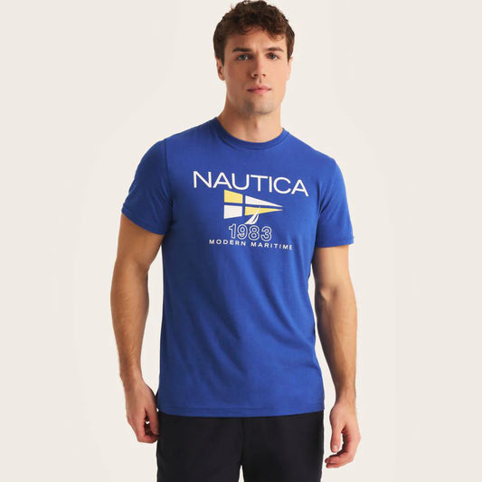 T- SHIRT NAUTICA 1983 AZUL