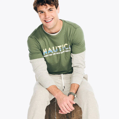 T- SHIRT NAUTICA VERDE