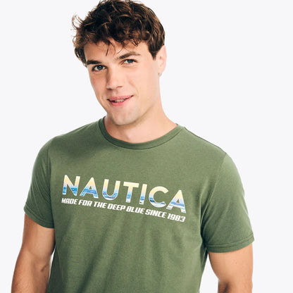 T- SHIRT NAUTICA VERDE