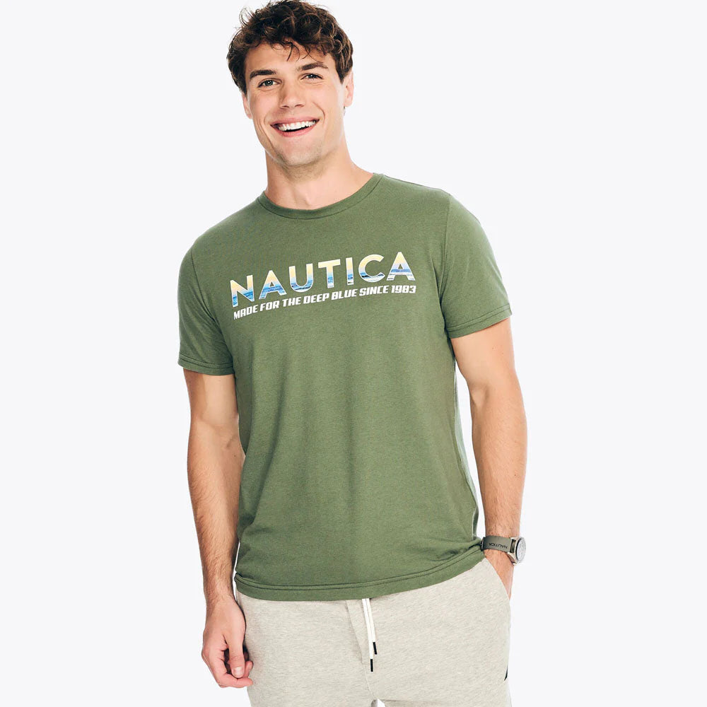 T- SHIRT NAUTICA VERDE