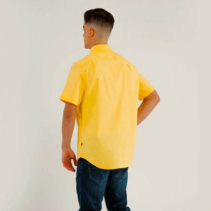 CAMISA M/C CLASSIC FIT NAUTICA OXFORD MUSTARD FIELD