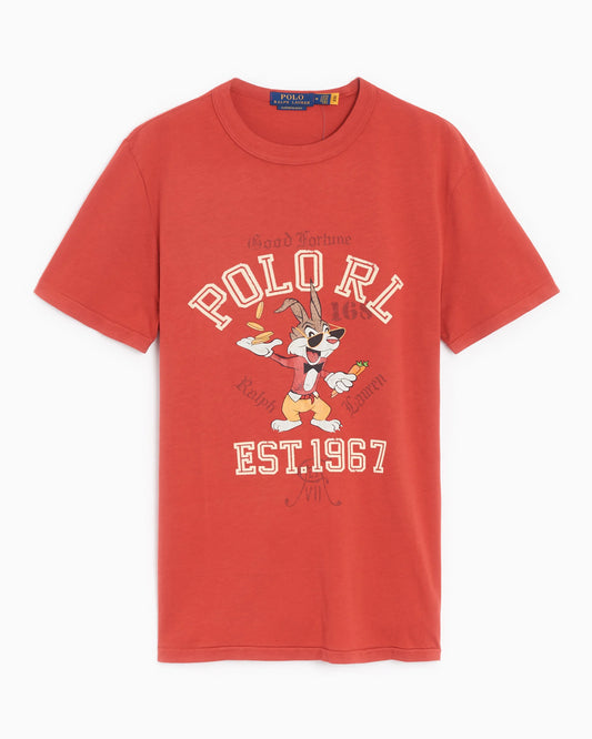 CAMISETA CUSTOM SLIM FIT RABBIT EDICION RED