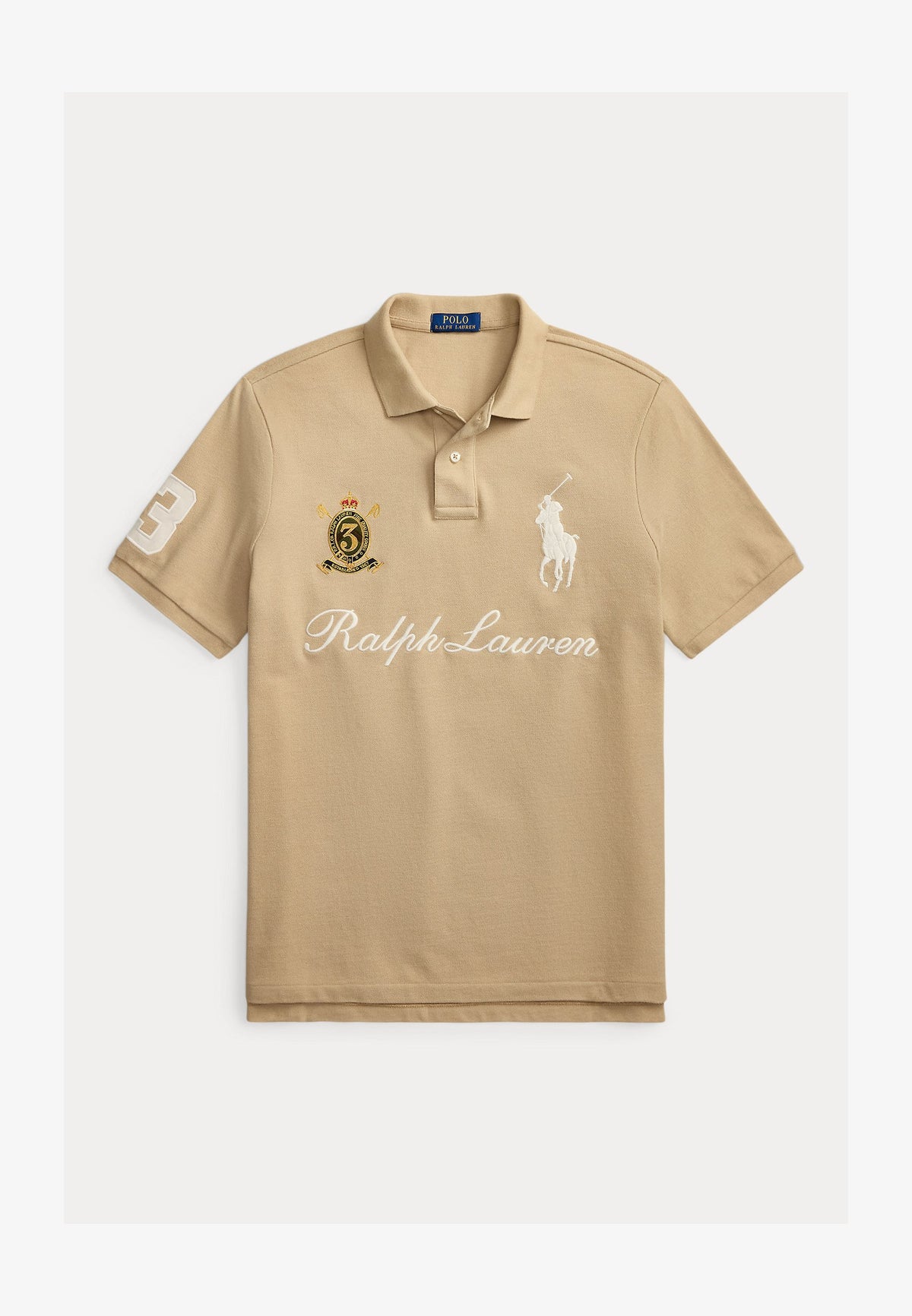 POLO DE PIQUE CLASSIC FIT BIG PONY VINTAGE KHAKI