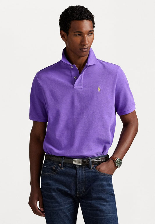 POLO DE PIQUÉ CUSTOM SLIM FIT SPRING VIOLET