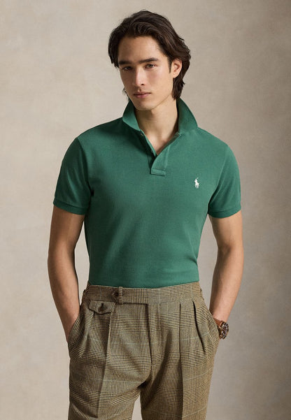 POLO DE PIQUÉ CUSTOM SLIM FIT ANTIQUE GREEN