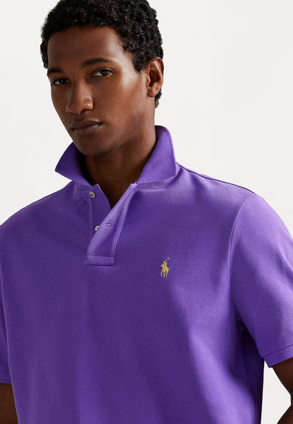 POLO DE PIQUÉ CUSTOM SLIM FIT SPRING VIOLET