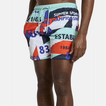 SHORT DE BAÑO NAUTICA ESTAMPADO.