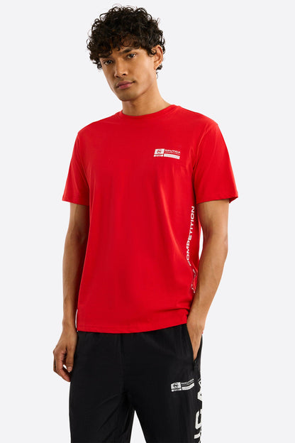 CAMISETA NAUTICA  COMPETITION DE ALGODON CON LOGOTIPO ESTAMPADO