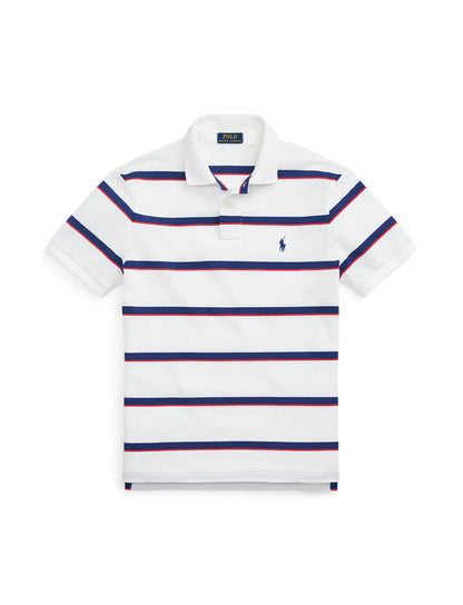 POLO DE PIQUÉ CUSTOM SLIM FIT RAYAS