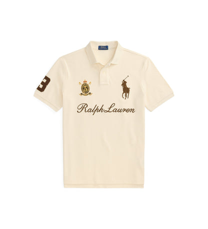 POLO DE PIQUE CLASSIC FIT BIG PONY GUIDE CREAM