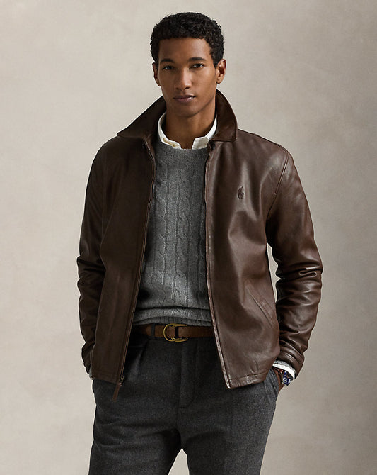 CHAQUETA DE PIEL RALPH LAUREN CAFE