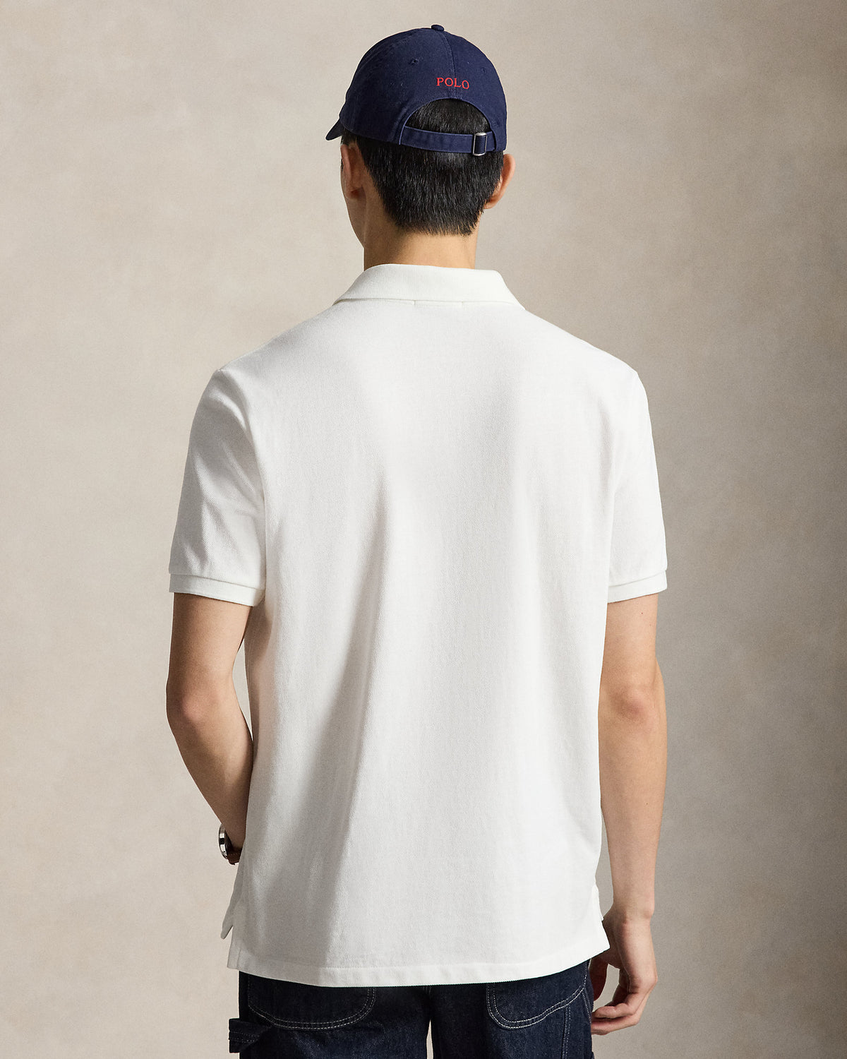 POLO DE PIQUE CLASSIC FIT WHITE