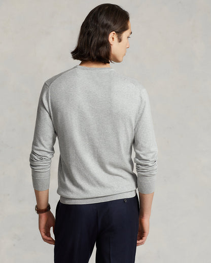 BUZO SLIM FIT EN ALGODON ANDOVER HEATHER