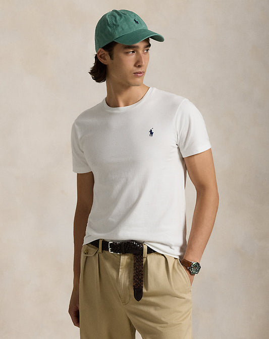 CAMISETA  CUSTOM SLIM FIT ALGODON DE PUNTO WHITE